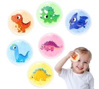 Comfytemp 6 Pcs Dinosaur Kids Ice Packs for Injuries Reusable, Small Gel Ice Packs for Bruise, Boo Boos, Cute Mini Hot Cold Compress for Kid Pain Relief, Toothache, Fever, Swelling, Gifts for Girl Boy