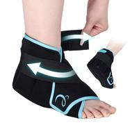 Comfytemp Ice Pack Wrap for Foot & Ankle, Reusable Hot Cold Compress for Sports Injuries, Adjustable Gel Pack for Ankle Soothing Discomfort, Sprains, Swelling, Surgery Recovery - 1 Pack