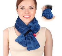 Comfytemp Microwavable Heating Pad for Neck, 4"×33" Moist Heat Neck Wrap Warmer for Soothing Comfort & Muscle Tension, Microwave Heating Pad Warm Compress, Relaxation Items for Women Seniors