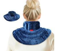 Comfytemp Microwave Heating Pad for Neck & Shoulders, 2.42LB Weighted Microwavable Neck Warmer Wrap for Discomfort, Wheat Bag with Soothing Moist Heat, Relaxation & Recovery Gift