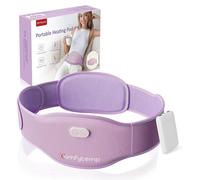 Comfytemp Portable Belly and Back Heat Pad for Period Cramps Pain Relief, Cordless Dual-Zone Menstrual Abdomen Waist Belt, with 5000mAh Battery, 3 Timer 3 Heat, Best Gifts for Women Girls(No Massage)