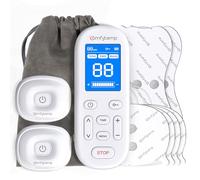 Comfytemp Wireless 3-in-1 TENS Machine for Pain Relief, Dual Channel EMS & Muscle Stimulator with 30 Modes, 4 Pads Replacement, Rechargeable TENS Unit for Back, Leg, Knee, Period Cramp