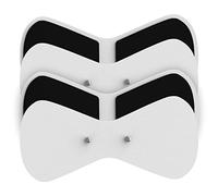 Comfytemp Wireless TENS Machine Pads, 4 Pack TENS Unit Replacement Pads, 5.1x 2.4inch Reusable Self Adhesive Electrodes with Premium Quality, Non-Irritating Design for Muscle Stimulator Electrotherapy