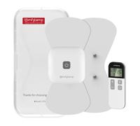 Comfytemp Wireless TENS Machine, Portable Muscle Stimulator with 15 Modes, Rechargeable Electronic Pulse Massager with 2 Pads, Helps Relieve Muscle Tension in Back, Neck, Shoulder, Knee