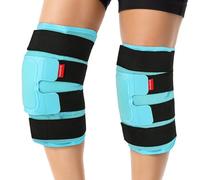 Comfytemp XXL Full Coverage Knee Ice Pack Wrap (2 Pack), Large Ice Pack for Knee Pain Relief, Reusable Hot Cold Gel Pack for Sports Injuries, Cold Compress for Knee Replacement Surgery, Swelling, ACL