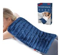 Comfytemp XXL Microwavable Wheat Bag with Larger Coverage 30x60cm, 3.6lb Weighted Microwave Heat Pad for Back, Abdomen, Neck, Shoulder, Moist Heat Therapy for Muscle Soreness, Joint Pain, Period Cramp