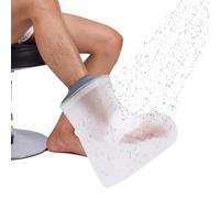 COMFYTHERA Waterproof Foot Cast Cover for Shower Ankle Wound Protector Bath Adult Watertight Cast Bag Showering for Surgery Foot, Ankle, Burns Reusable