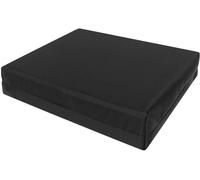 ComfyWise 100% Memory Foam Pressure Relief Support Cushion for Wheelchair and chair Orthopaedic Seat Cushions for Pressure Relief (Black, 16" x 18" x 4")