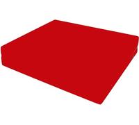 ComfyWise 100% Memory Foam Pressure Relief Support Cushion for Wheelchair and chair Orthopaedic Seat Cushions for Pressure Relief (Red, 16" x 18" x 4")