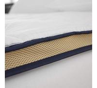 ComfyWise Mattress Topper,4 Cm Air Cloud Carbon Mattress Topper King Double Bed Quilted Mattress Topper (Super King 198x203cm+4cm)