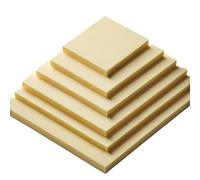 ComfyWise Orthopedic Cooling Gel Memory Foam - Foam Cut to Size Memory Foam Mattress Topper for Dog Beds, Seat Cushions Enhanced Support, Perfect for Memory Mattress Upgrade (1 in, 14 x 14 in)