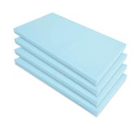 ComfyWise Premium Quality Blue Upholstery Foam - Replacement Durable High Density Foam Sheet Cut to Size for Chair Pads and Furniture, Versatile for DIY Projects and Home Padding (1 in, 10 x 10 in)