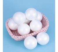 Comgooldool 100 Pcs Solid Polystyrene Foam Balls 2cm 2.5cm 3cm White Styrofoam-Spheres for Floral Cake Decor Sweet-Tree Crafting DIY Handmade Projects(3cm)