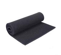 Comgooldool 1m Black Activated Carbon Foam Air Filter Pad for Range Hoods, Air Purifiers & AC Units Washable-Odor and Grease Trap Sponge, Cut-to-Size Ventilation Filter