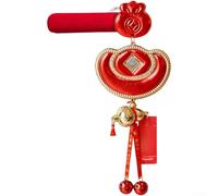 Comgooldool 2026 Chinese New Year Horse Ornament, Knitted Fortune Bag Door Hanging Decor For Home Entrance Wall, Festive for ZODIAC Animal Pendant With Auspicious Meaning For Year Of The Horse