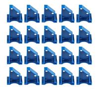 Comgooldool 20Pcs Flooring Spacers for Laminate Wood Hardwood Floor Installation, 1/4 and 1/2 Inch Gap Tools, Sturdy ABS Floating Floor Wedges with Easy Positioning Design(blue)