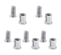 Comgooldool 5 Pairs M8x2.4mm Chainring Bolts Steel Crankset Screws Nuts Kit Type A B C For Single Double Triple Chainrings MTB Road Bike Cycling Drivetrain Repair Part(A)