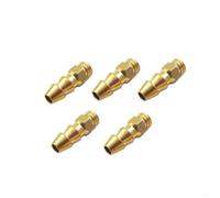 Comgooldool 5pcs Brass Water Cooling Faucet-M3 M5 Thread 13mm 15mm Length Water Nipple Nozzle for RC Boat Marine Yacht Watercraft Cooling System Part-M4)