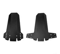 Comgooldool All-Purpose Foldable Bicycle Mudguard For Mountain Road Bikes, Adjustable Height PP for fender Set With for splash Guard For AM DH Riding, Tough Front And Rear Mudguard Pair Black(A)