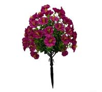 Comgooldool Artificial Morning Glory Plant 41cm Lifelike Plastic Bloom