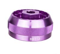 Comgooldool Bicycle Bottom Bracket Tool For SM-BBR60 MT800 BB9100, CNC Aluminum Alloy Lockring Remover For BSA30 PF30 BB86 Frames, Bike Repair Gear Black(BT2 purple)