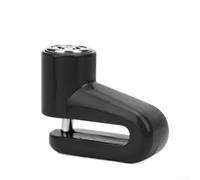 Comgooldool Bicycle Disc Brake Lock Anti Theft For Motorcycle E-Scooter, Hardened Steel Bolt 43X23mm, Rust Resistant Compact Design, Push Button Security With Reminder Cord Blue(Black)