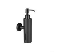 Comgooldool Black Wall Soap Dispenser for Hotel Bathroom Home | Easy install, secure fix, no complex tools, fits bathroom kitchen, for hotel grade stability