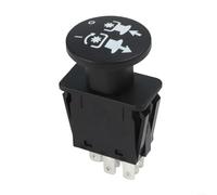 Comgooldool Blade Clutch Switch, for TC342 960510164 Lawn Tractor, Electromagnetic Coupling Control Part, for Safe Operation, Plastic Replacement, Black, 8x4x2cm