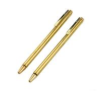 Comgooldool Brass Dowsing Rods Pair for Groundwater, Mineral Vein & Buried Object Detection, 57 cm Adjustable Length, Gold-Finished Professional Divining Rods for Geomancy