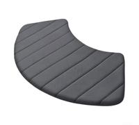 Comgooldool Curved Footrest Pad 40x100cm Water Absorbing Fabric | Ergonomic curve shape, promotes better posture, reduces leg fatigue, suitable for long work hours(Dark gray)