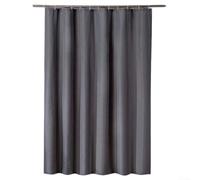 Comgooldool Dark Grey Shower Curtain With Hooks, Soft Water Resistant Polyester Fabric Bath Curtain Liner For Bathroom, Hotel, RV, Gym, Various Sizes Available 180X200cm(80 * 180cm)