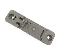 Comgooldool DIN 35mm Guide Rail Mounting Bracket, Plastic Fixed Installation Clip for C45 DIN Rail, PA66+30% GF Material for Secure Circuit Board & Relay Mounting(Gray)