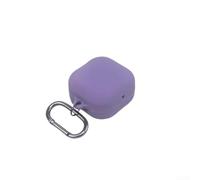 Comgooldool Ive Silicone Case For Galaxy Buds 4 Pro, Waterproof Shockproof Hard Shell Cover, Lightweight Portable Pouch For Outdoor Ing Hiking Workout, Full Body Guard Skin Green(Light purple)