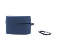 Comgooldool Ive Silicone Case For Sony WF-1000XM6, Waterproof Drop-Proof Earbud Cover With Hook, Soft Shell Guard Against Scratches Dust For Gym Running Commute Outdoor Activity White(Dark blue)