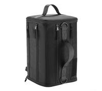 Comgooldool Large Capacity 22L Bicycle Pannier Bag With Shoe Section And Mesh Lock Area, Polyester Cycling Equipment Backpack With Shoulder Straps For Sports Travel Black