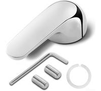 Comgooldool Lever Style Tub Faucet Handle 13x10cm Chrome Finish | Elegant chrome plating, matches modern decor, smooth lever action, 13x10x3cm size, bathroom upgrade(Electric plating)