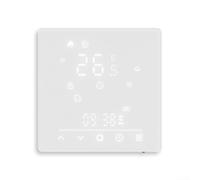 Comgooldool Matter Smart Thermostat For Underfloor Heating And Combi Boiler, Voice Controlled Temperature Regulator Works With for alexa Google Assistant, 5+2 Day Schedule Energy Efficient Glass Panel