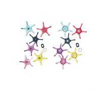 Comgooldool Metal for Five Star Drag Assembly 62Mm For ABU BF7 BF8 Ib7 Ib8 And Zenon Baitcasting Reel, Upgrade Fishing Reel Parts Repair Kit Without Spindle Change, Black Blue Gold Purple Pink Red