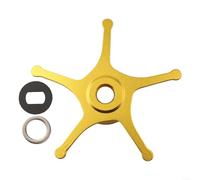 Comgooldool Metal for Five Star Drag Assembly 62Mm For ABU BF7 BF8 Ib7 Ib8 And Zenon Baitcasting Reel, Upgrade Fishing Reel Parts Repair Kit Without Spindle Change, Black Blue Gold Purple Pink Red