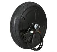 Comgooldool No.9 Front Wheel Motor Tire For Xiaomi for ES1 ES2 ES3 ES4 Electric Scooters, Rubber Replacement Drive Wheel With Aluminum Alloy Hub For Enhanced Traction And Stability, Black