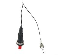 Comgooldool Piezo Spark Igniter Push Button, for Gas Grill Stove Fireplace, 30cm Cable, with M10x1 Thread, 18KV Output, Plastic Housing, for LPG Natural Gas BBQ Oven Ignition System