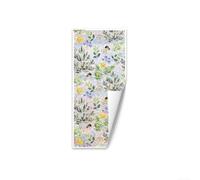Comgooldool Pink PVC Flower Window Sticker 39x18in Reusable | Vibrant floral patterns, double-sided visibility, for static cling technology, 39.37x17.71in size, pink (XC20149--45*100cm)