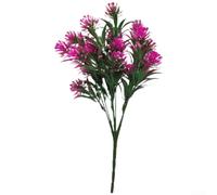 Comgooldool Plastic Fake Lotus Flower 3-Pack Lifelike Petals