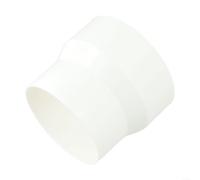 Comgooldool Plastic Range Hood Duct Adapter Connector for 110mm to 100mm Exhaust Pipe Conversion - Kitchen Ventilation Fitting, Space-Saving & Easy Installation