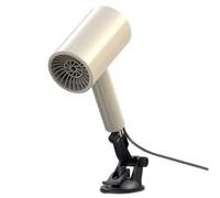 Comgooldool Portable 150W 12V Car Heater With Dual Vacuum Cups, Quick Defrosting And Defogging Fan For Windshield, Adjustable Auto Warming Device For Driving In Cold Weather(White)