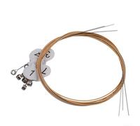 Comgooldool Replacement Metal Lyre Strings Set With Ball End For 7 10 16 19 21 24 String Harps, Full Bright Tone Accessories For Music Lovers And Performers(7 String)