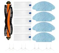 Comgooldool Replacement Side Brushes, Filters and Mop Pads for Tefal for X-PLORER Serie 20 40 50 Robot Vacuum, for Smart FORCE Essential and for AQUA Models RR6943WH RG7267WH(C)