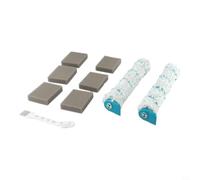 Comgooldool Roller Filter Set for Leifheit Regulus for powervac 2 Rollers | Replacement Brush Roller and Filter Kit for Regulus for aqua for powervac, Microfiber Wet Dry Vacuum Accessories