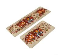 Comgooldool Rugs Kitchen Carpet Non-Slip For Runner Home Decor Sink | Retro Vintage Easy For Durable Stove Fabric Floor Mats Clean For Surface High Traffic White Black Brown 40X60 40X120cm