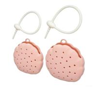 Comgooldool Shower Steamer Holder for Bathroom Tiles Rotating Silicone | Switch gentle to intense modes, rotating design, silicone material, 2-pack value, easy aroma control(pink)